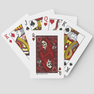 Dead Queen of Hearts Playing Cards