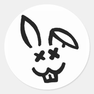Dead Rabbit Society Classic Round Sticker