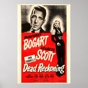 Dead Reckoning 1946 Movie POSTER PRINT A5-A1 40s
