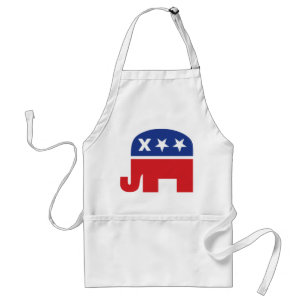 Dead Republican Elephant Standard Apron