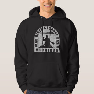 Dead River Storage Basin Canoeing Michigan Hoodie