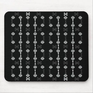Dead Roses (Black & White) Mouse Mat