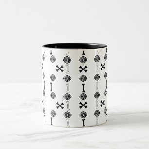Dead Roses Two-Tone Coffee Mug