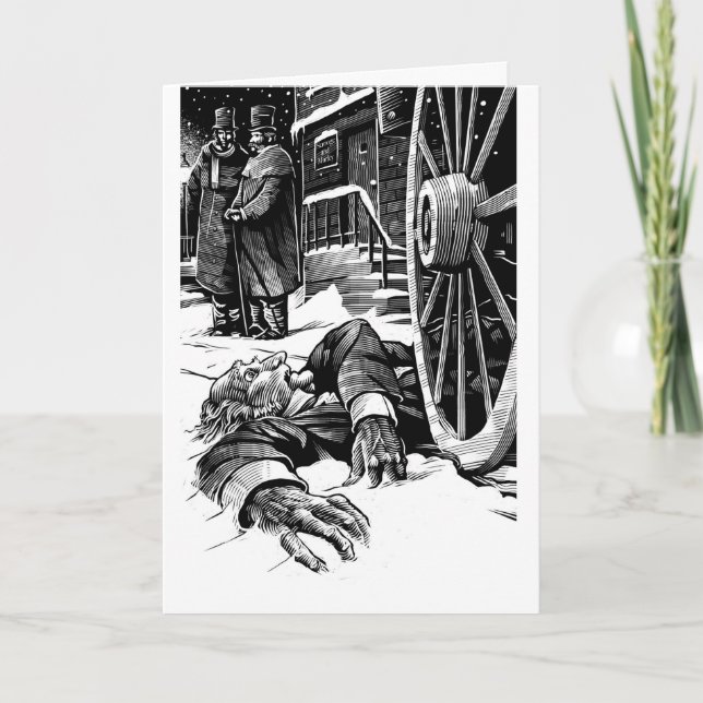 Dead Scrooge Holiday Card (Front)