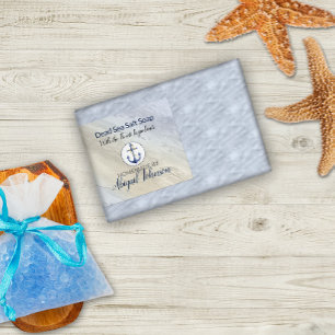 Dead Sea Clay / Soap Homemade Handmade Soap Rectangular Sticker