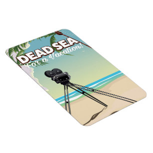 Dead Sea For a Vacation! Travel poster Magnet
