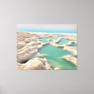 Dead sea in Israel Canvas Print