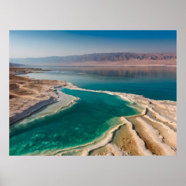 Dead Sea landscape Israel Poster (Front)