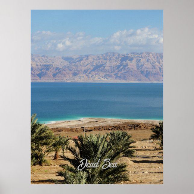 Dead Sea landscape photograph Poster (Front)
