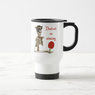 Dead Set Pirate Ping Pong Travel Mug