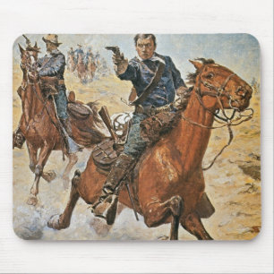 Dead Sure: a U.S. Cavalry trooper in the 1870s (co Mouse Mat