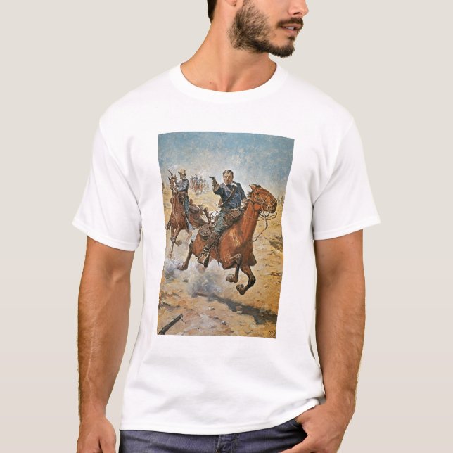 Dead Sure: a U.S. Cavalry trooper in the 1870s (co T-Shirt (Front)