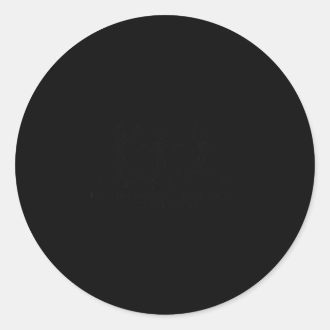 Dead Things Come Alive Name Of Jesus Christian Hal Classic Round Sticker (Front)