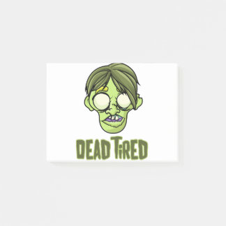 Dead Tired - funny zombie Post-it Notes