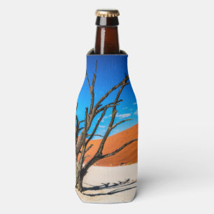 Dead tree in Deadvlei, Namibia Bottle Cooler