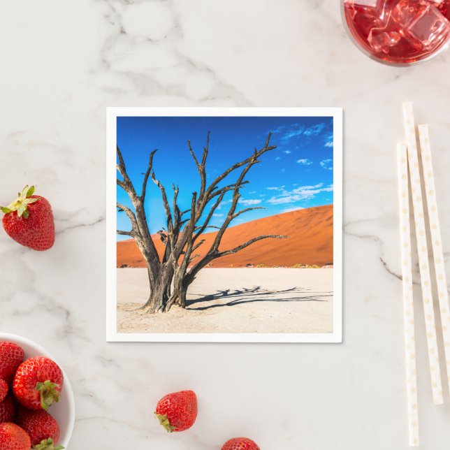 Dead tree in Deadvlei, Namibia Napkin (Insitu)