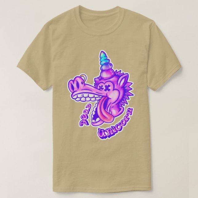 Dead Unicorn  T-Shirt (Design Front)
