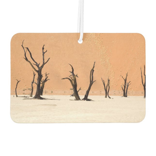 Dead Vlei, Namibia Car Air Freshener (Back)