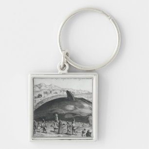 Dead whale key ring