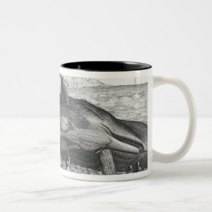 Dead whale Two-Tone coffee mug