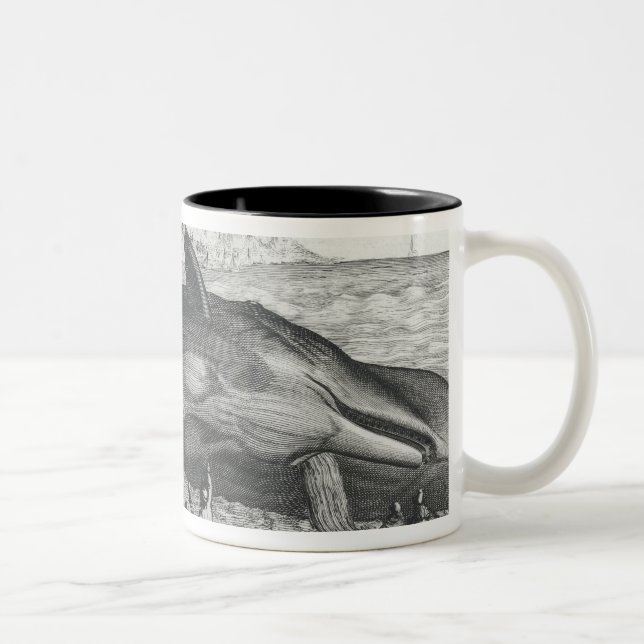 Dead whale Two-Tone coffee mug (Right)
