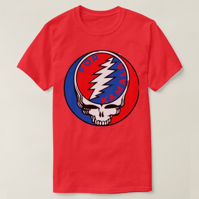 Deadheads For Kamala kamala  2024 US president T-Shirt (Design Front)