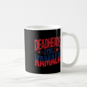 Deadheads For Kamala Kamala Harris Wheimer 2024 Pr Coffee Mug