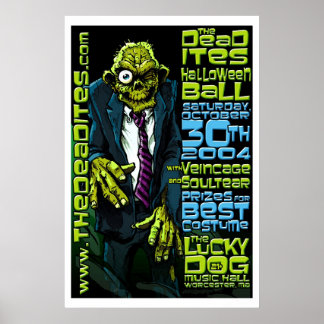 Deadites Halloween Ball Poster