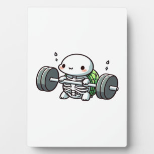 Deadlift Cute Turtle Classic T-Shirt Plaque