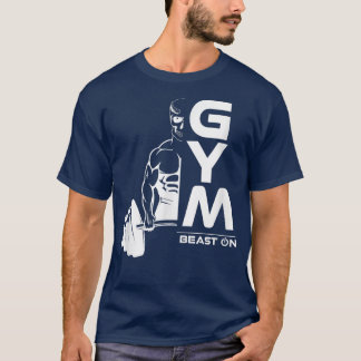 Deadlift Demon Demon Beast On Gym Motivation Fitne T-Shirt
