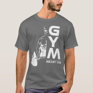 Deadlift Demon Demon Beast On Gym Motivation Fitne T-Shirt