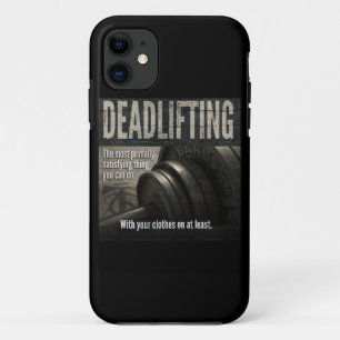 Deadlift - Funny Gym Meme - Novelty Workout iPhone 11 Case