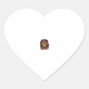 Deadlift Skeleton Barbell Halloween Pumpkins Grave Heart Sticker
