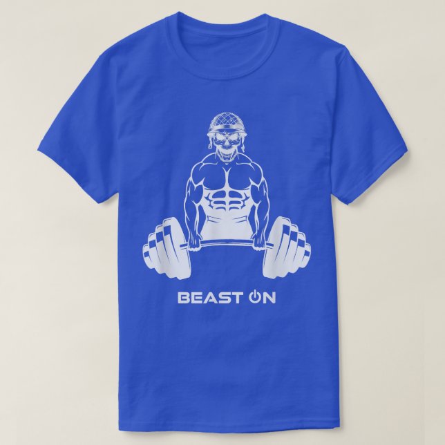 Deadlift SoldierBeast OnGym Motivation Fitness Say T-Shirt (Design Front)