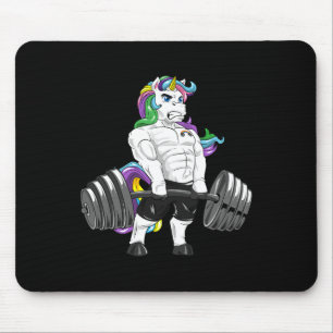 Deadlift Unicorn Gym Powerlifter Bodybuilding  Mouse Mat