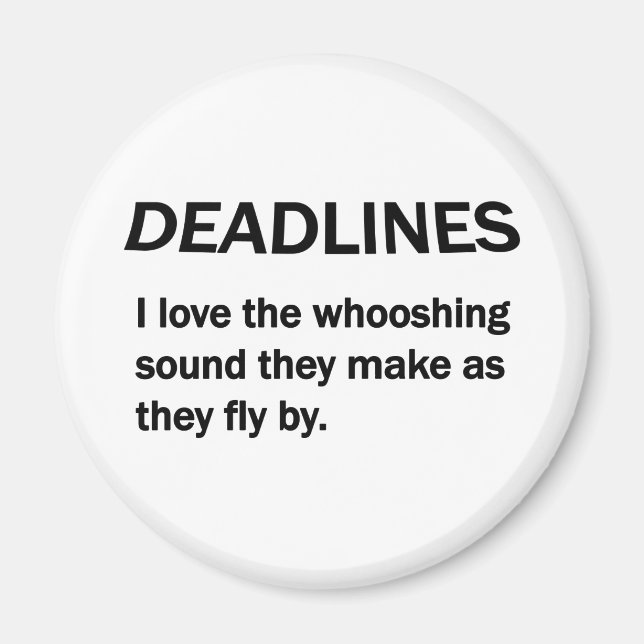 DEADLINES MAGNET (Front)