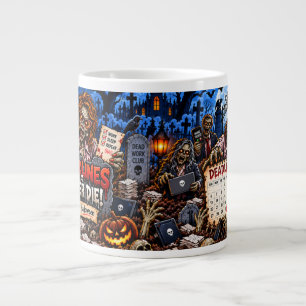 Deadlines Never Die Funny Halloween 20 oz Mug
