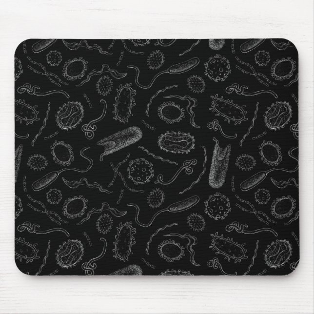 Deadly Diseases Pattern Mouse Mat (Front)