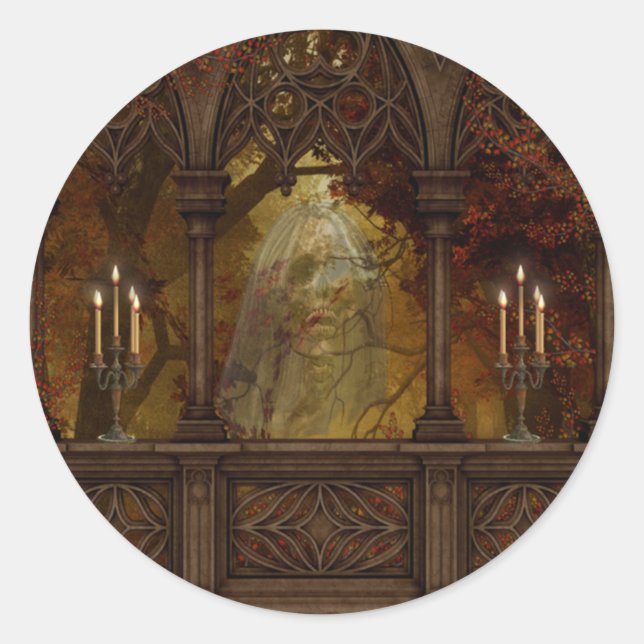 Deadly Figure Halloween Stickers (Front)