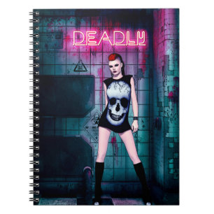 Deadly Gothic Girl Notebook