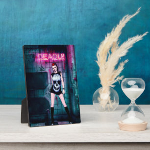 Deadly Gothic Girl Plaque
