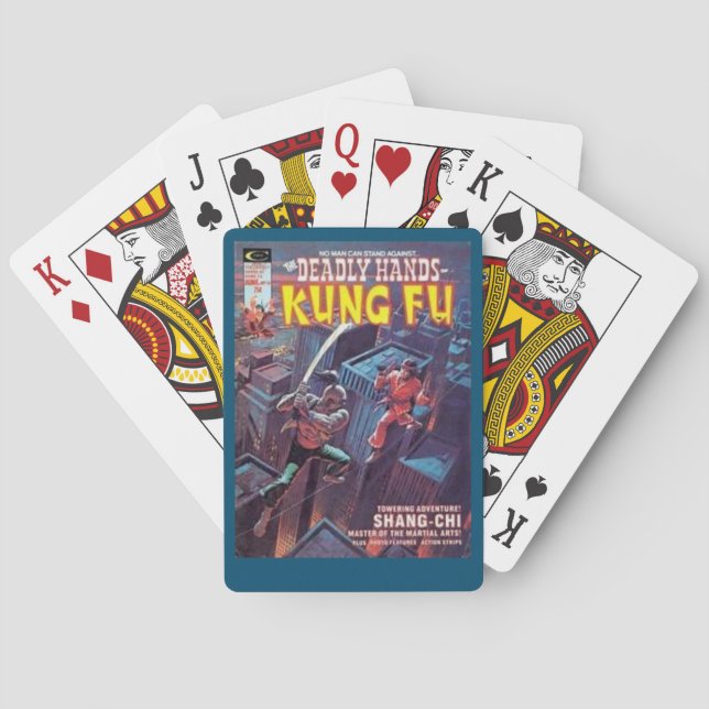 Deadly Hands 5 Playing Cards (Back)