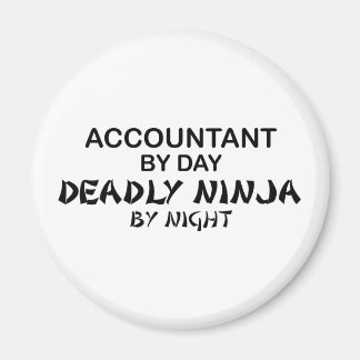 Deadly Ninja by Night - Accountant Magnet