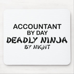 Deadly Ninja by Night - Accountant Mouse Mat