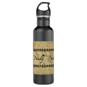 Deadly Poison Label design 710 Ml Water Bottle