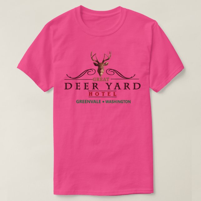 Deadly Premonition Great Deer Yard Hotel T-Shirt (Design Front)