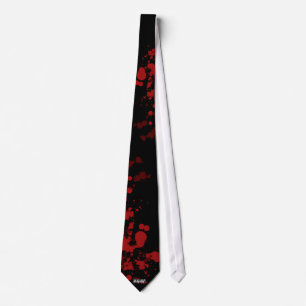 Deadman Blood Splatter Tie
