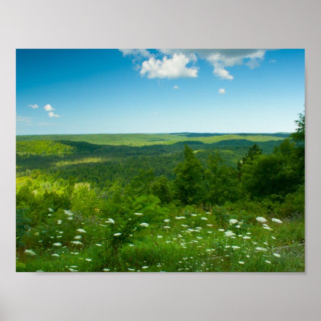 Deadman's Hill Overlook, Michigan Poster (Front)