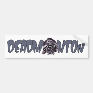 DEADMONTON bumpersticker Bumper Sticker
