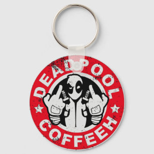 Deadpool Coffee Logo Key Ring